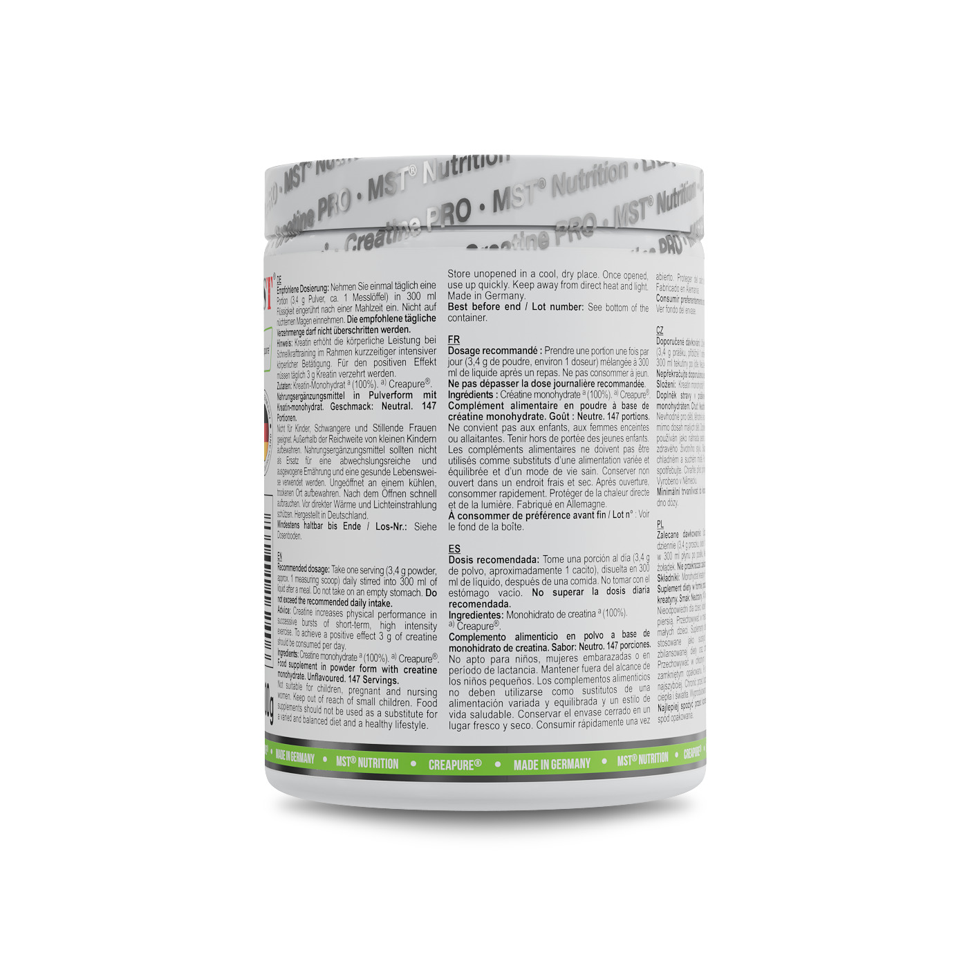 Creatine PRO CREAPURE 500_New_Multilingual_Left-3